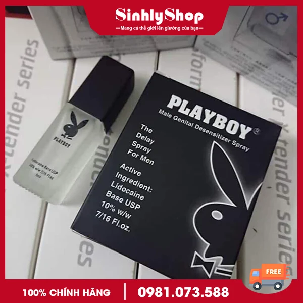 Chai xịt chống xuất tinh sớm Playboy chính hãng