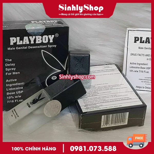 Chai xịt chống xuất tinh sớm Playboy hiệu quả