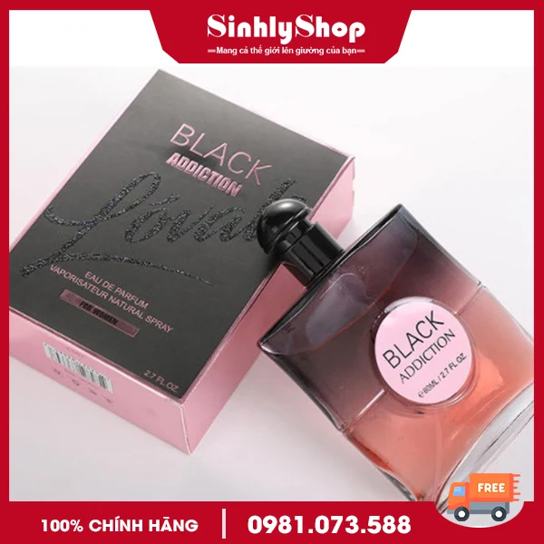 Nước hoa kích dục nữ Black Addiction không mùi siêu mạnh