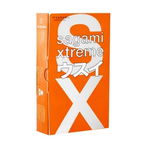 Bao cao su Sagami Xtreme – Siêu mỏng ôm sát – Hộp 10 cái