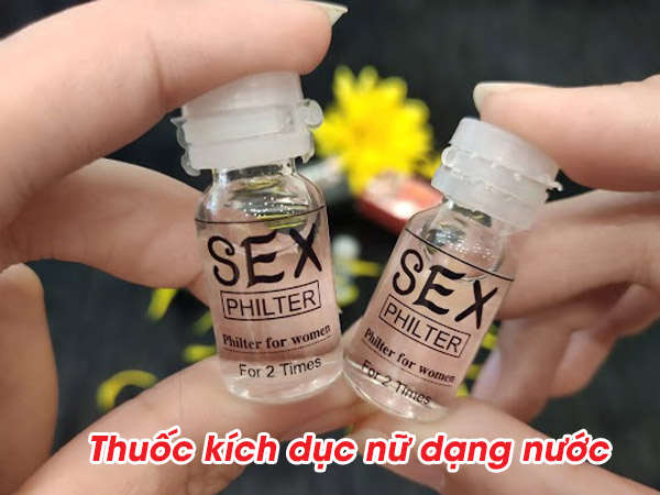 Thuốc kích dục nữ dạng nước